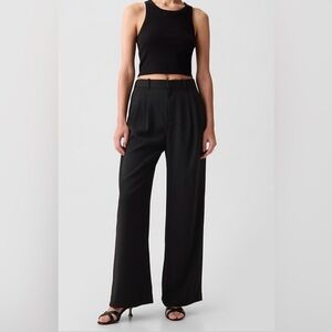 NWOT - Gap Dressy Tencel Pleated Wide Leg Pants - 6 Tall